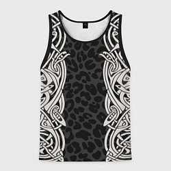 Мужская майка без рукавов Скандинавский кельтский узор