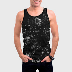 Майка-безрукавка мужская Death Stranding black ice, цвет: 3D-черный — фото 2