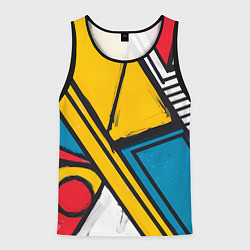 Мужская майка без рукавов Загаражное граффити