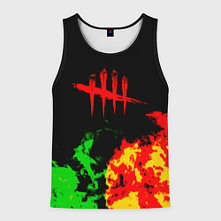 Мужская майка без рукавов Dead by daylight fire
