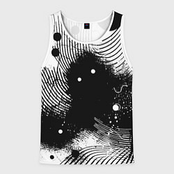 Мужская майка без рукавов Призрак застигнутый врасплох - нейроарт