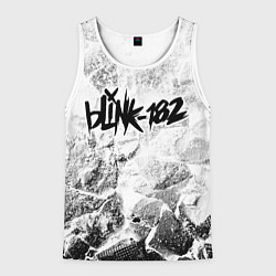 Мужская майка без рукавов Blink 182 white graphite