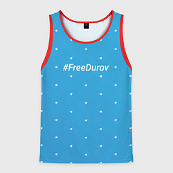 Мужская майка без рукавов Freedurov паттерн из самолётиков