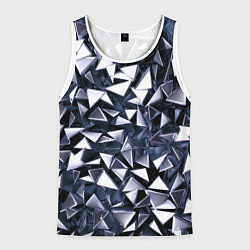 Мужская майка без рукавов Взрыв геометрических треугольников
