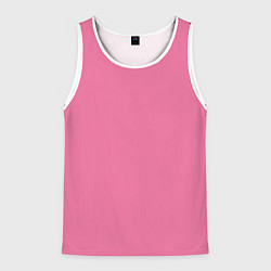 Мужская майка без рукавов Эмоция стыда - розовый