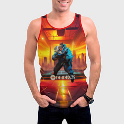 Майка-безрукавка мужская Deadlock Kelvin, цвет: 3D-красный — фото 2