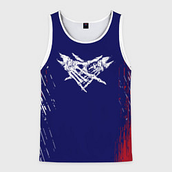 Майка-безрукавка мужская Velial squad кисть, цвет: 3D-белый