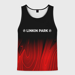 Мужская майка без рукавов Linkin Park 2024 red plasma