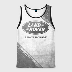 Мужская майка без рукавов Land Rover - white gradient