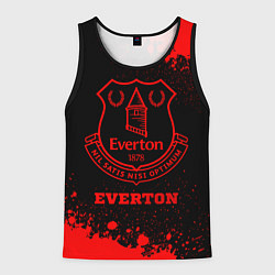 Мужская майка без рукавов Everton - red gradient