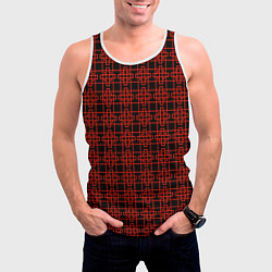 Майка-безрукавка мужская Китайский фонарик, цвет: 3D-белый — фото 2