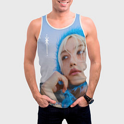 Майка-безрукавка мужская Stray Kids Lixx Ate era, цвет: 3D-белый — фото 2