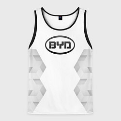 Мужская майка без рукавов BYD white poly