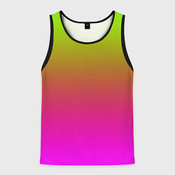 Мужская майка без рукавов Неоновый градиент фон