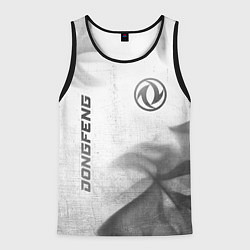 Мужская майка без рукавов Dongfeng - white gradient вертикально