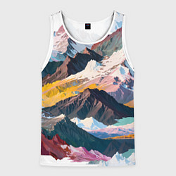 Мужская майка без рукавов Искусство гор