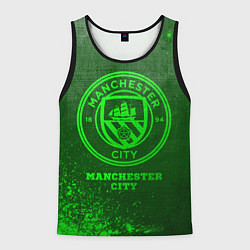 Мужская майка без рукавов Manchester City - green gradient