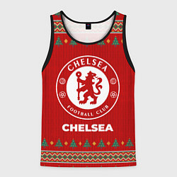 Майка-безрукавка мужская Chelsea new year, цвет: 3D-черный