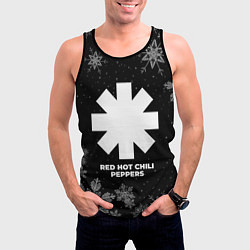 Майка-безрукавка мужская Снежный Red Hot Chili Peppers, цвет: 3D-черный — фото 2