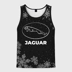 Майка-безрукавка мужская Снежный Jaguar, цвет: 3D-черный