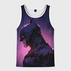 Мужская майка без рукавов Batman - Neon rain