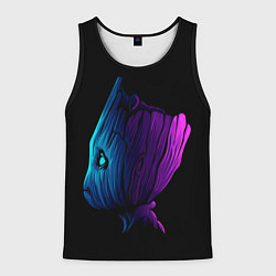 Мужская майка без рукавов Neon Groot