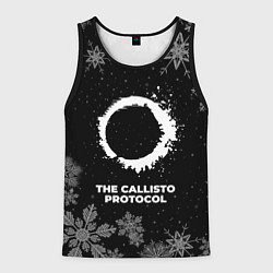 Мужская майка без рукавов Снежный The Callisto Protocol