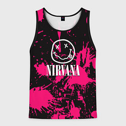 Мужская майка без рукавов Nirvana pink color