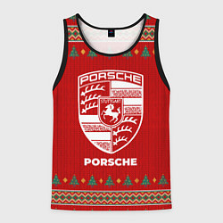 Мужская майка без рукавов Porsche new year