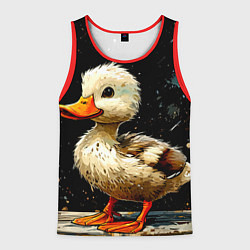 Мужская майка без рукавов Милая уточка