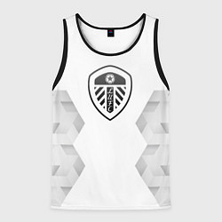 Мужская майка без рукавов Leeds United white poly