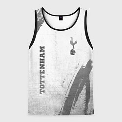 Мужская майка без рукавов Tottenham - white gradient вертикально