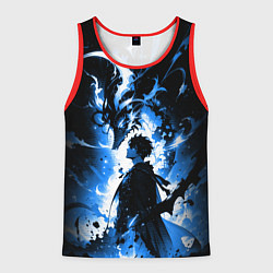 Майка-безрукавка мужская Поднятие уровня в одиночку - восстань, цвет: 3D-красный