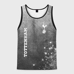 Мужская майка без рукавов Tottenham - grey gradient вертикально