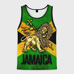 Мужская майка без рукавов Jamaica lion flag