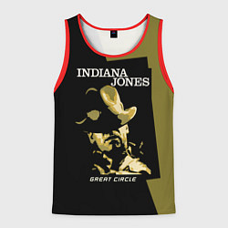 Майка-безрукавка мужская Indiana Jones and the Great Circle, цвет: 3D-красный