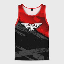 Майка-безрукавка мужская Вархаммер - аквила красный, цвет: 3D-красный
