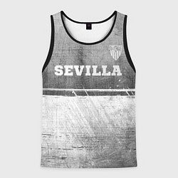 Майка-безрукавка мужская Sevilla - grey gradient посередине, цвет: 3D-черный