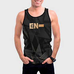 Майка-безрукавка мужская Enhypen golden poly, цвет: 3D-черный — фото 2