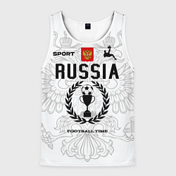 Мужская майка без рукавов Футбольная форма Россия с номером 10
