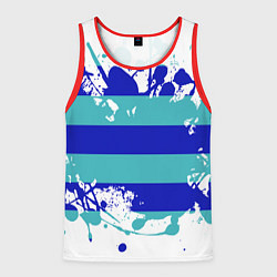 Мужская майка без рукавов Капли краски