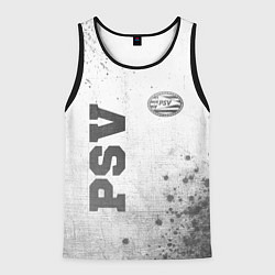 Мужская майка без рукавов PSV - white gradient вертикально