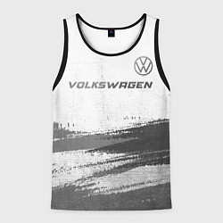 Мужская майка без рукавов Volkswagen - white gradient посередине