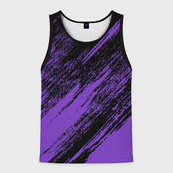 Мужская майка без рукавов The color is purple and black