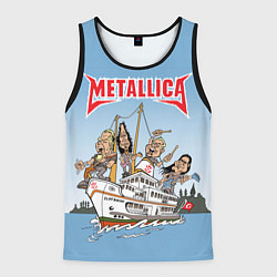 Мужская майка без рукавов Metallica - on the ship