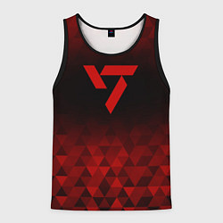 Мужская майка без рукавов Seventeen red poly