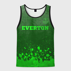 Майка-безрукавка мужская Everton - green gradient посередине, цвет: 3D-черный