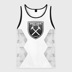 Мужская майка без рукавов West Ham white poly