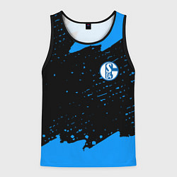 Мужская майка без рукавов Schalke 04 fc blue color