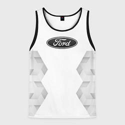 Мужская майка без рукавов Ford white poly